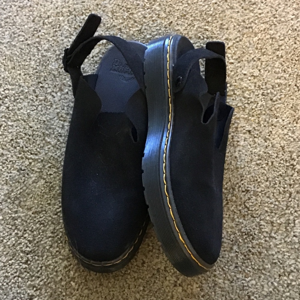Dr. Martens Black Slingback Shoes